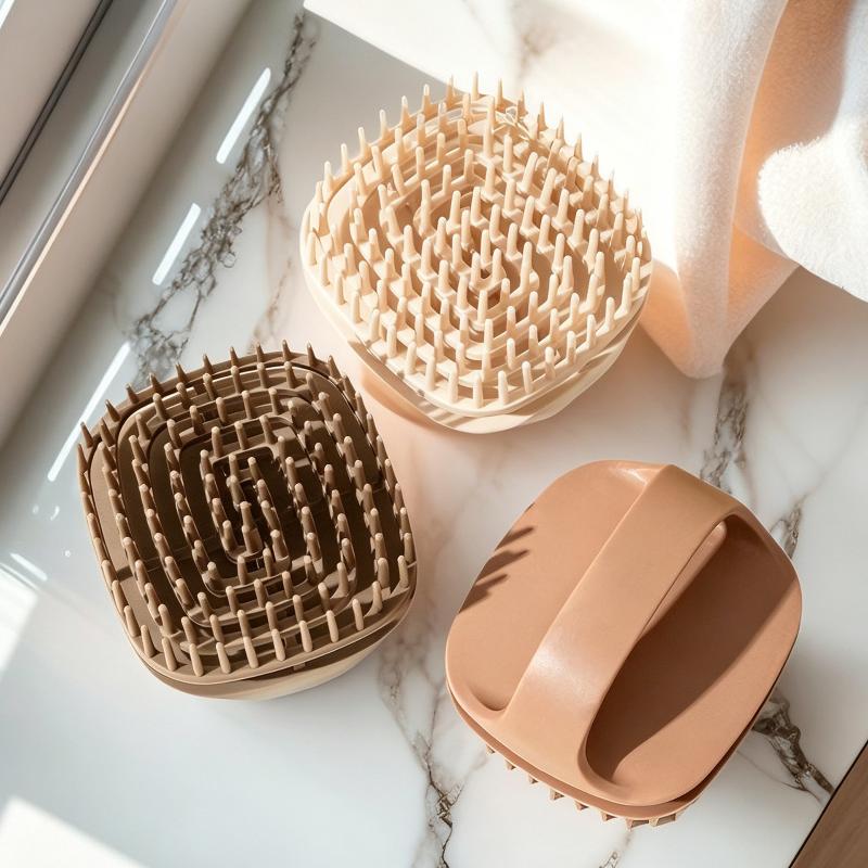 Scalp Massage Shampoo Brush 1P - Hair Care Dandruff recension och pris