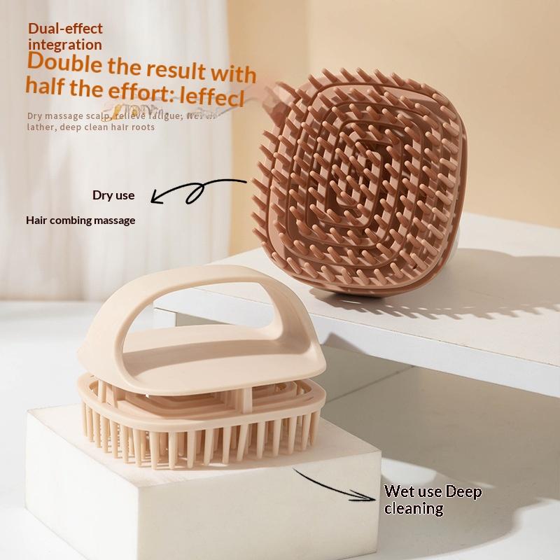 Scalp Massage Shampoo Brush 1P - Hair Care Dandruff recension och pris