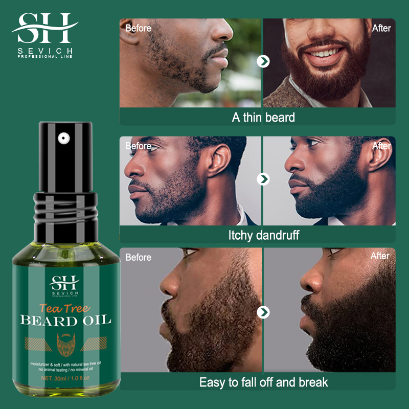 Tea Tree Beard Oil Set For Men - Hair Care Organic recension och pris
