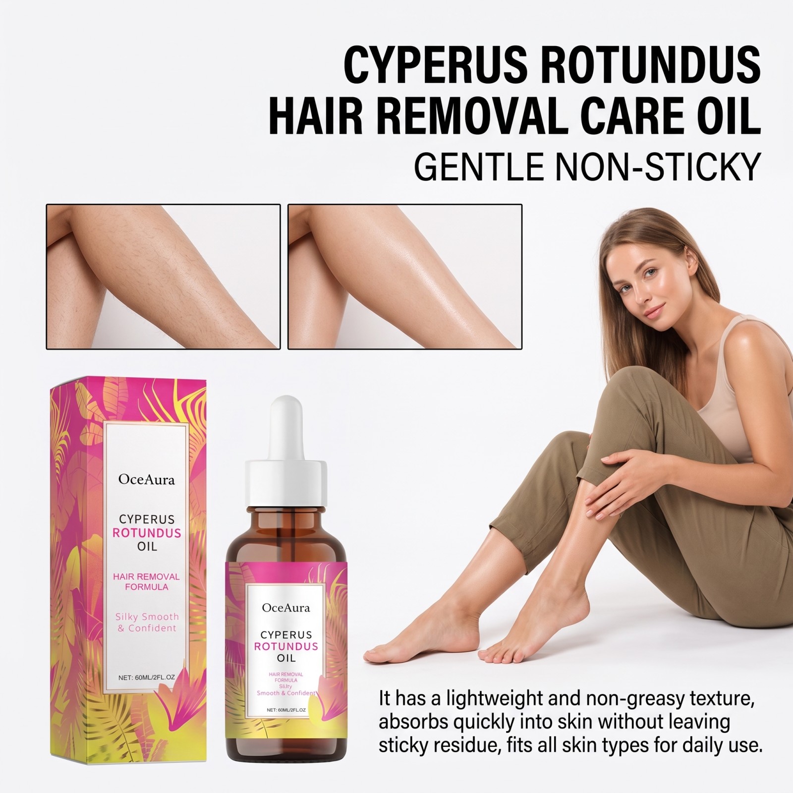 Cyperus Rotundus Hair Removal  - Hair Care Lotion recension och pris